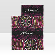 Pink aboriginal design TODDLER NAP MAT