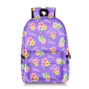 Custom all over frangipani printed backpack