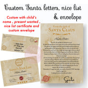 Custom Santa Letter Set