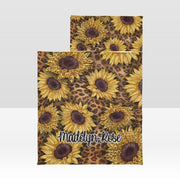 Sunflower leopard design TODDLER NAP MAT