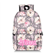 Custom floral printed backpack