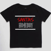 Santa’s homeboy handmade custom shirt