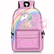 Custom unicorn printed backpack