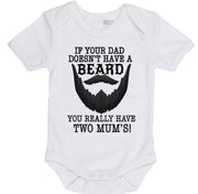 dad beard onesie / shirts