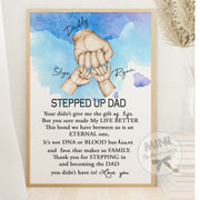 Custom stepped up Father’s Day prints