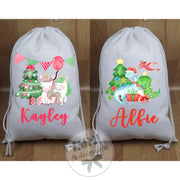 Custom designed Santa sacks