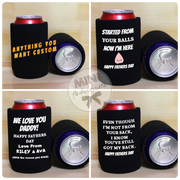 Father’s Day stubby coolers custom