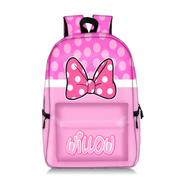 Custom minnie bow inspired backpack