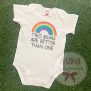 Two mums / two dads romper or shirt