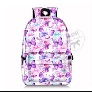 Custom all over butterfly printed backpack