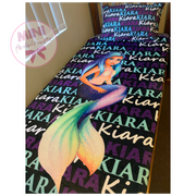 Custom mermaid blanket design
