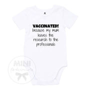 Vaccinated because